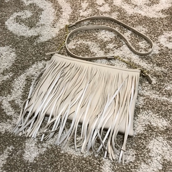 Handbags - Light beige Fringe Crossbody